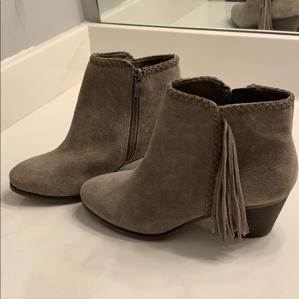 Fringe booties